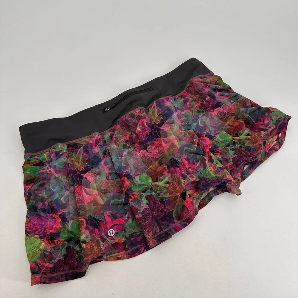 Lululemon Pace Rival Mid-Rise Skirt *Regular Hyper Flow 14 Regular Skort
